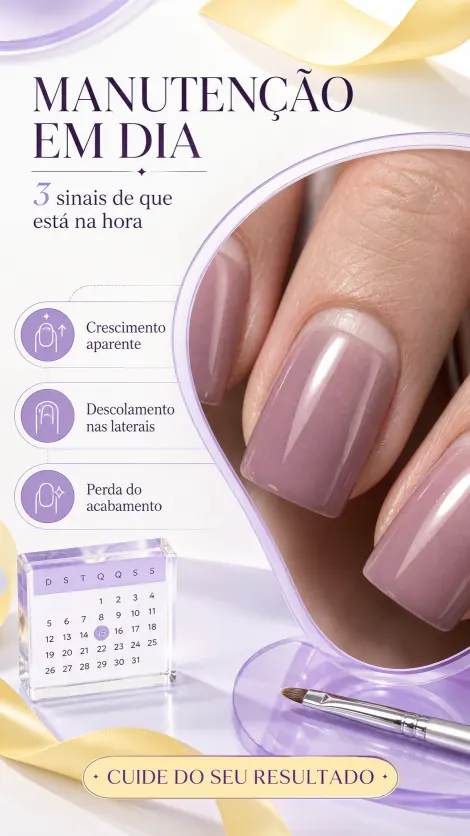 Story educativo com sinais para fazer a manutenção